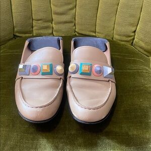 Fendi embellished loafer